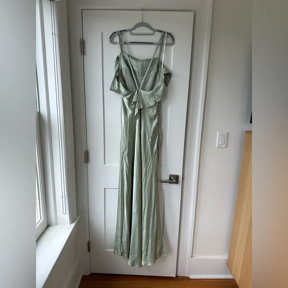 for love and lemons green maxi dress For Love & Lemons Rosalyn Maxi Dress – the style squad main image 0